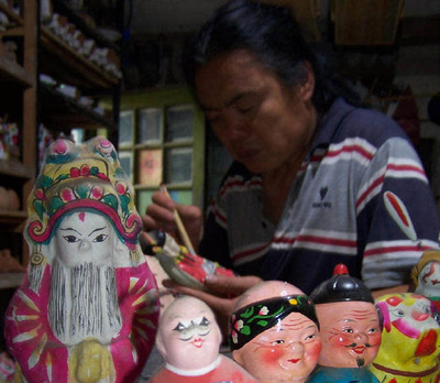 馬官屯泥人 指尖流轉(zhuǎn)的七彩乾坤